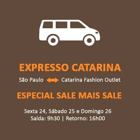 Mundo dos Outlets - Cataria fashion outlet - sale mais sale expresso catarina